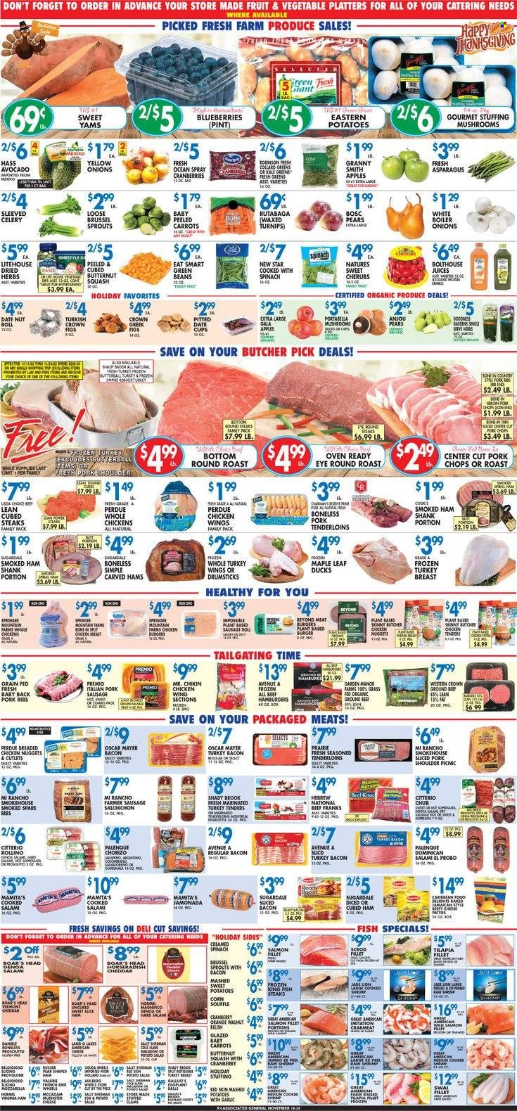 Associated Supermarkets (NY) Weekly Ad Flyer Specials November 18 to November 24, 2022