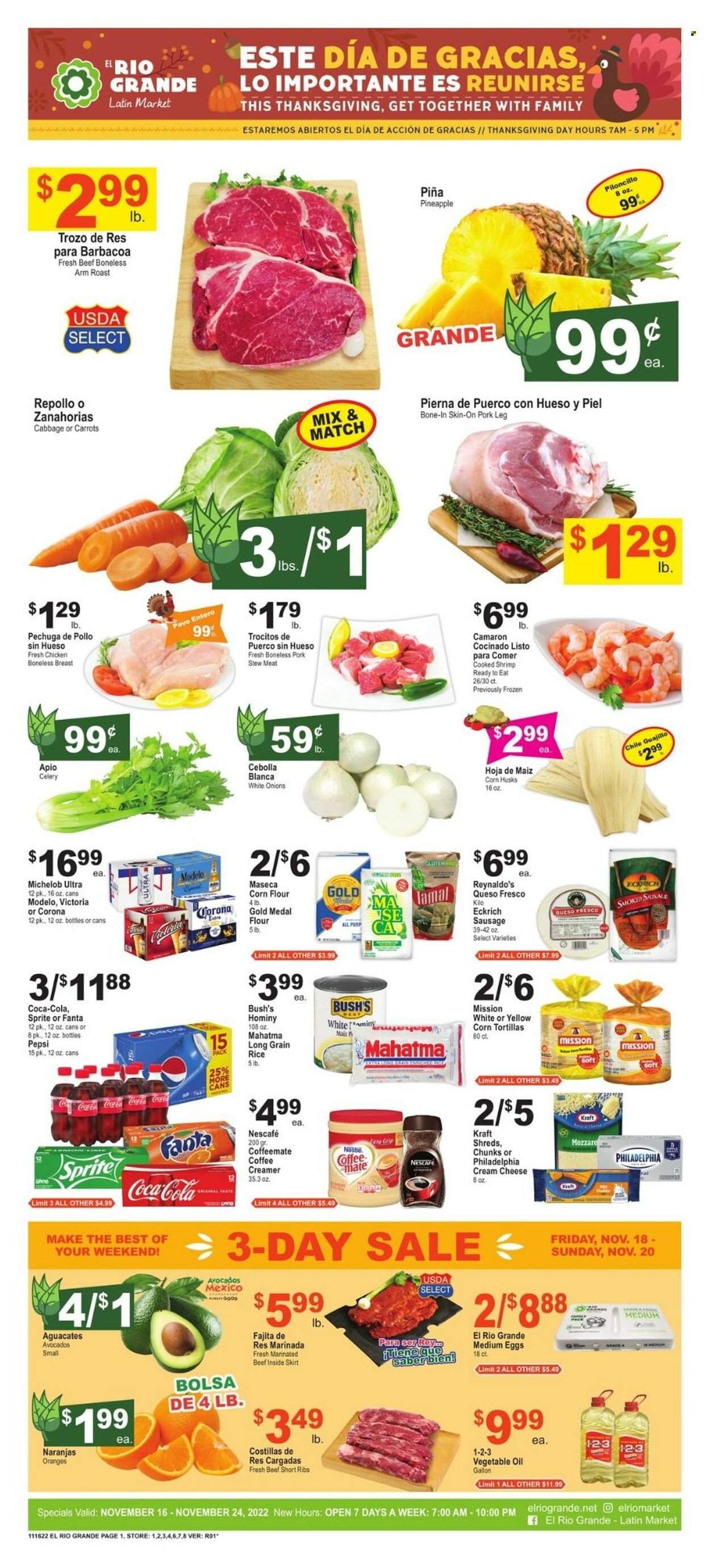 El Rio Grande (TX) Weekly Ad Flyer Specials November 16 to November 24, 2022