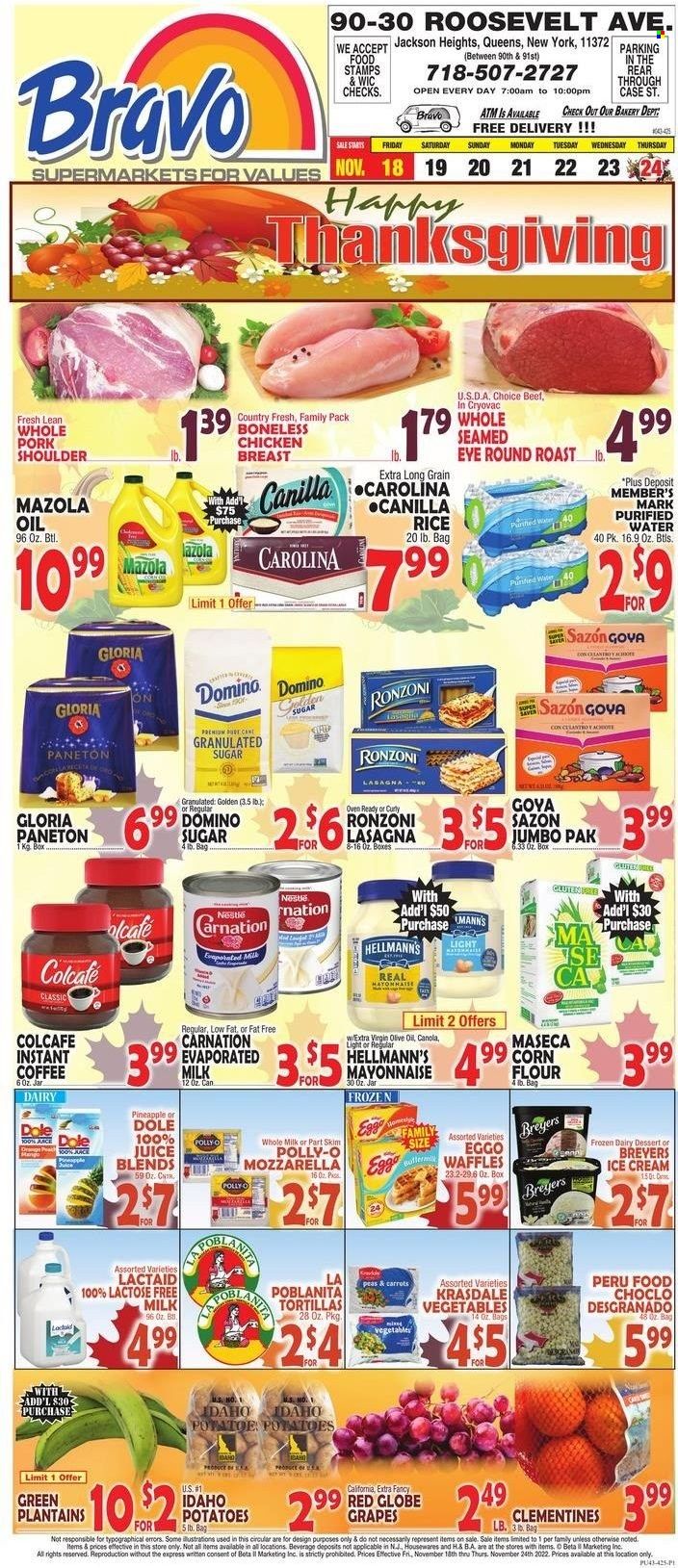 Bravo Supermarkets (CT, FL, MA, NJ, NY, PA) Weekly Ad Flyer Specials November 18 to November 24, 2022