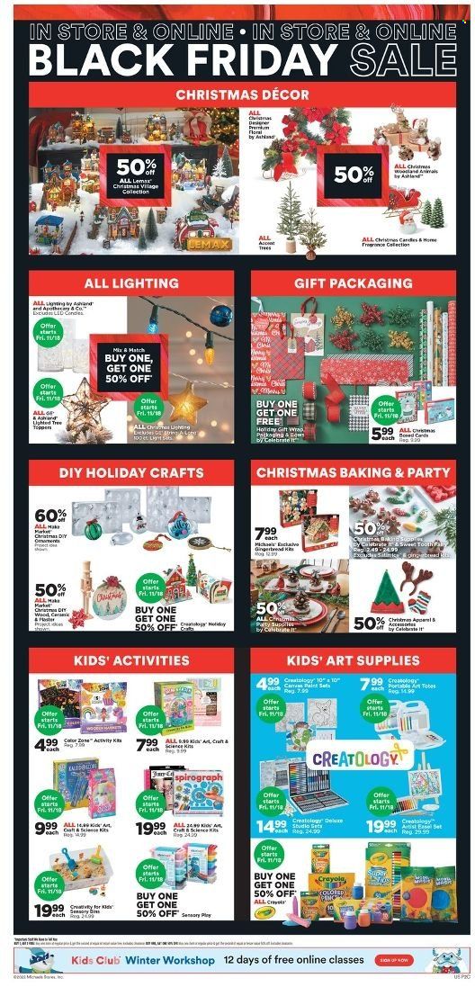 Michaels Weekly Ad Flyer Specials November 23 to November 27, 2022