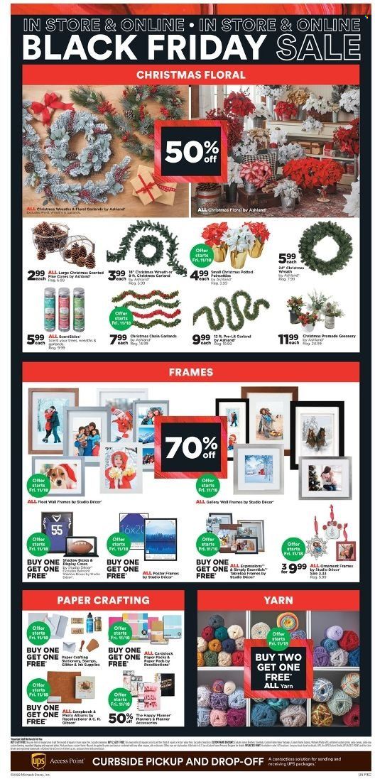 Michaels Weekly Ad Flyer Specials November 23 to November 27, 2022