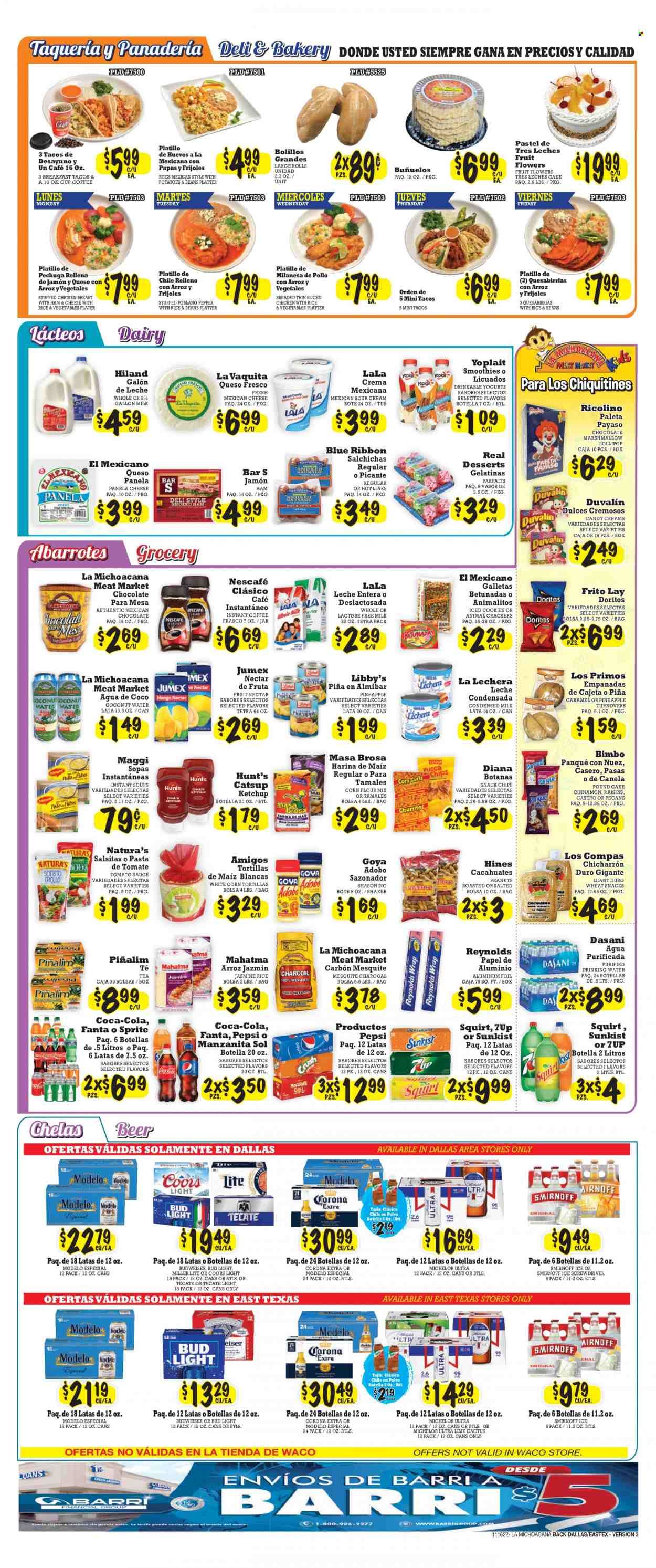 La Michoacana Meat Market (TX) Weekly Ad Flyer Specials November 16 to November 29, 2022