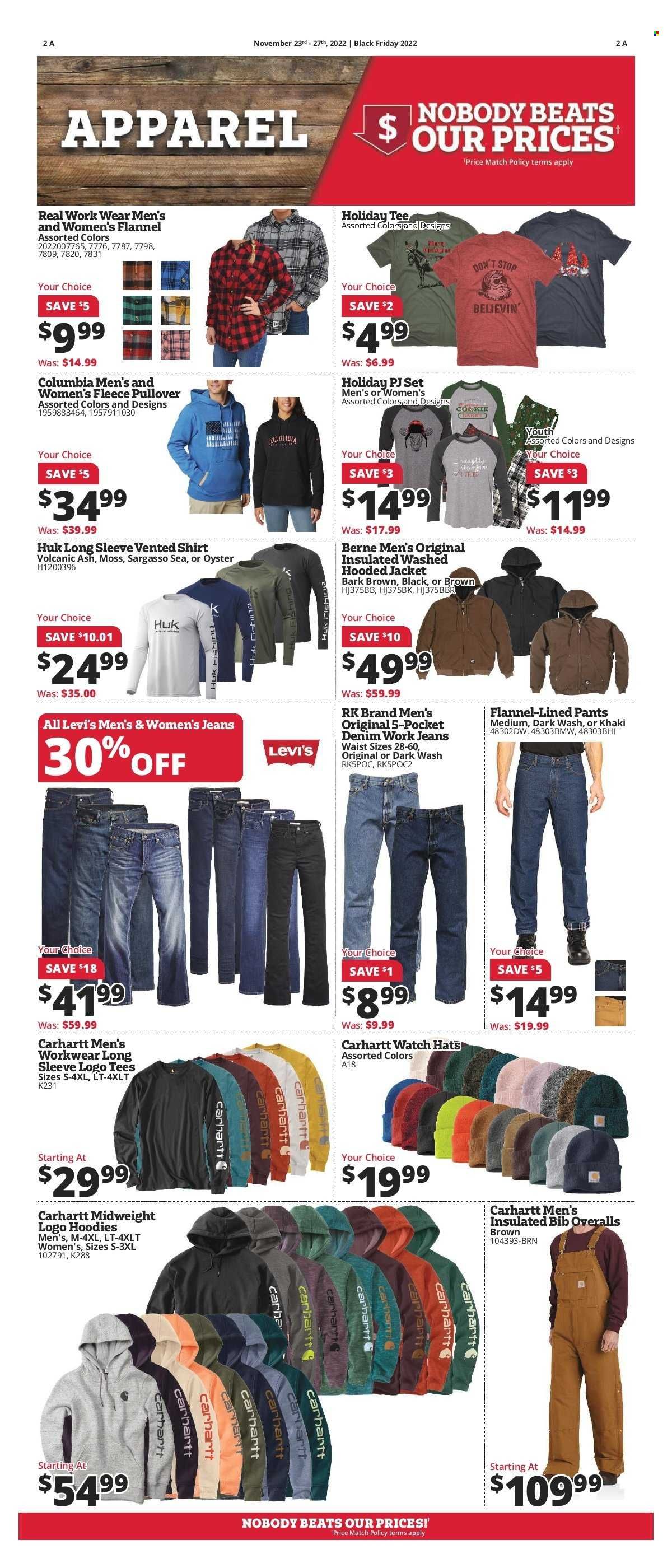 Rural King Weekly Ad Flyer Specials November 23 to November 27, 2022