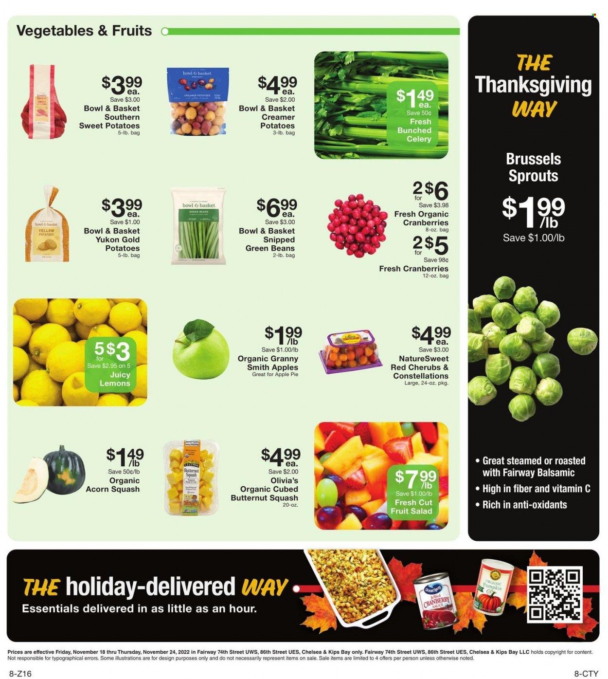 Fairway Market (CT, NJ, NY) Weekly Ad Flyer Specials November 18 to November 24, 2022