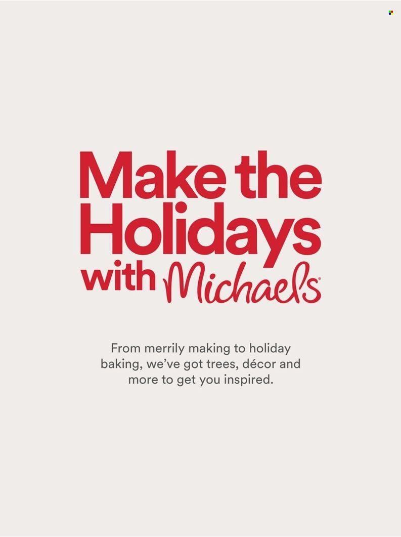 Michaels Weekly Ad Flyer Specials October 30 to December 24, 2022