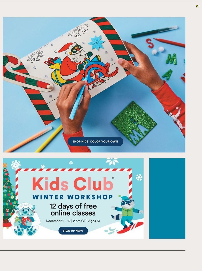 Michaels Weekly Ad Flyer Specials October 30 to December 24, 2022