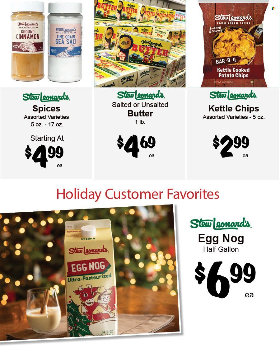 Stew Leonard's (CT, NJ, NY) Weekly Ad Flyer Specials November 16 to November 29, 2022