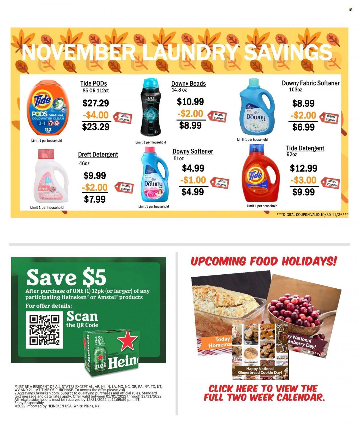 Woodman's Markets (IL, WI) Weekly Ad Flyer Specials November 17 to November 23, 2022