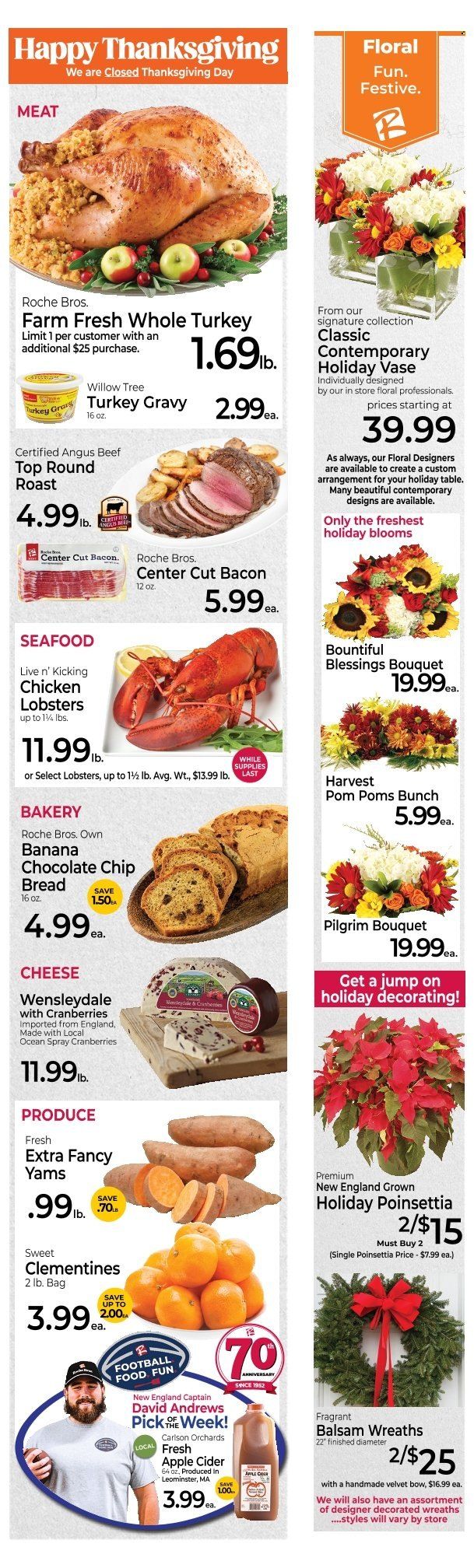 Roche Bros. (MA) Weekly Ad Flyer Specials November 18 to November 24, 2022