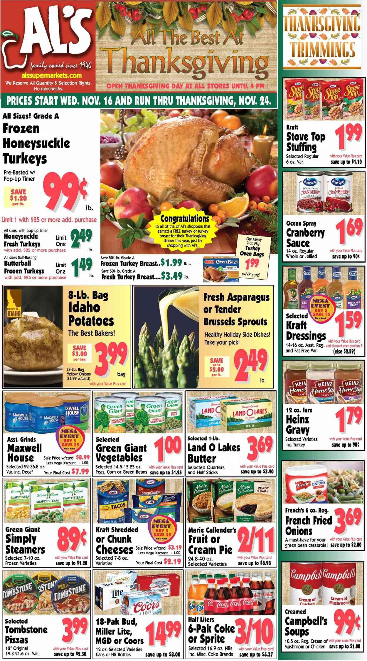 Al's Supermarket (IN) Weekly Ad Flyer Specials November 16 to November 24, 2022