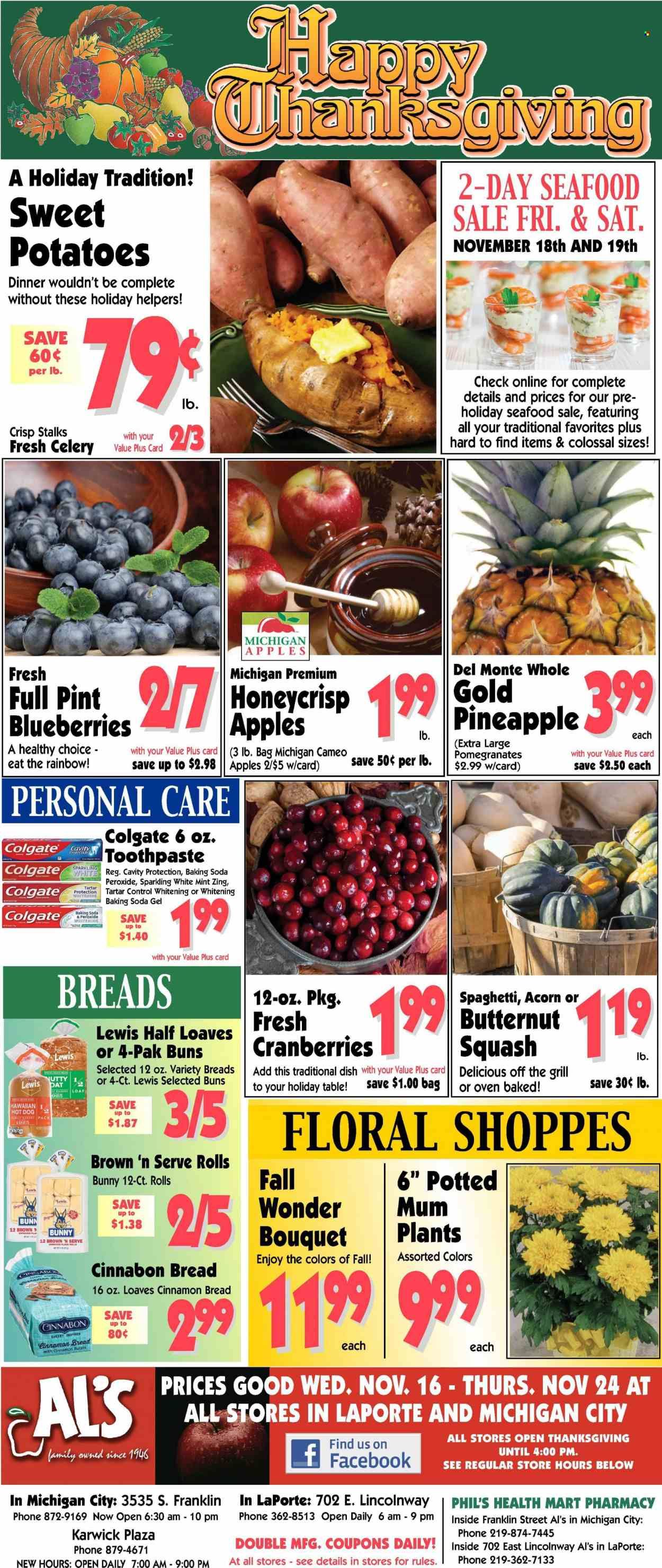 Al's Supermarket (IN) Weekly Ad Flyer Specials November 16 to November 24, 2022