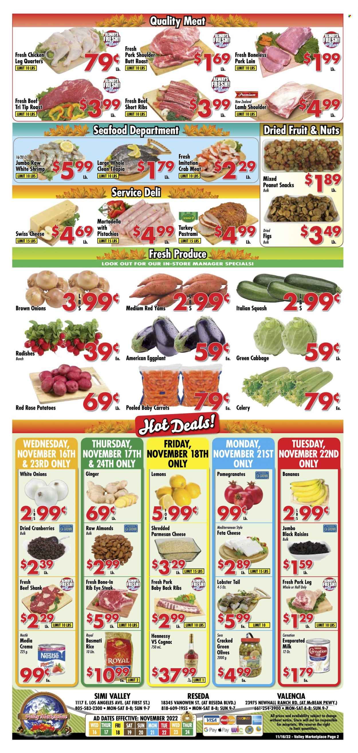 Valley Marketplace (CA) Weekly Ad Flyer Specials November 16 to November 24, 2022