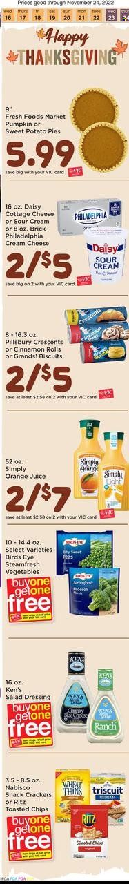 Harris Teeter Weekly Ad Flyer Specials November 16 to November 24, 2022