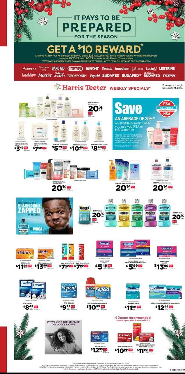 Harris Teeter Weekly Ad Flyer Specials November 16 to November 24, 2022