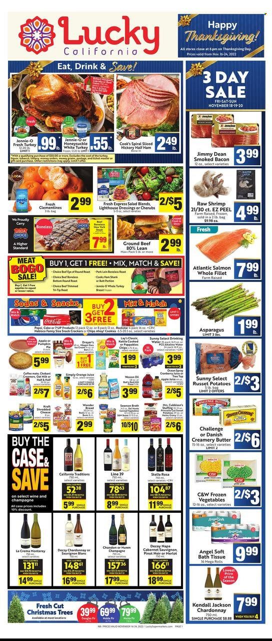Lucky California Weekly Ad Flyer Specials November 16 to November 24, 2022