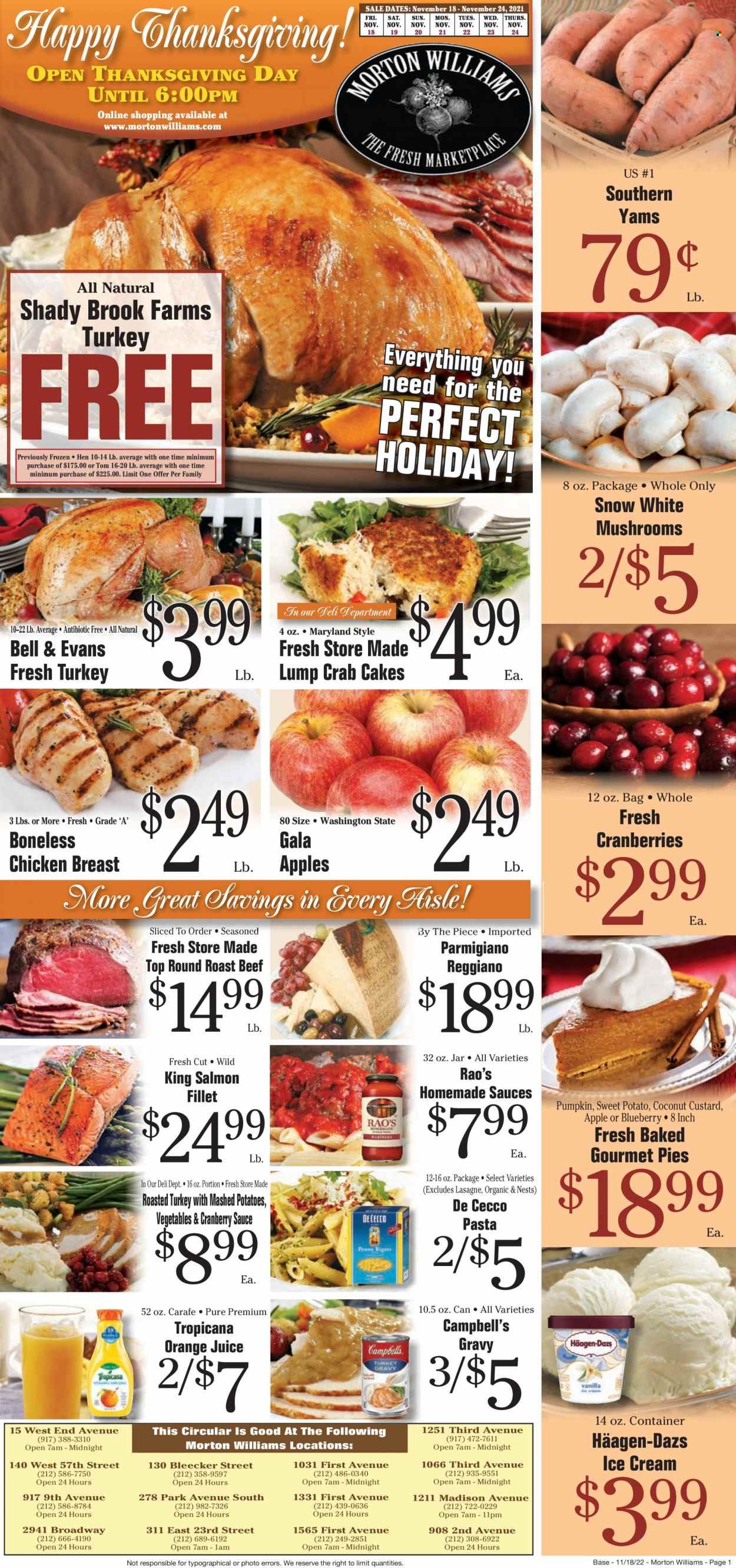 Morton Williams (NY) Weekly Ad Flyer Specials November 18 to November 24, 2022