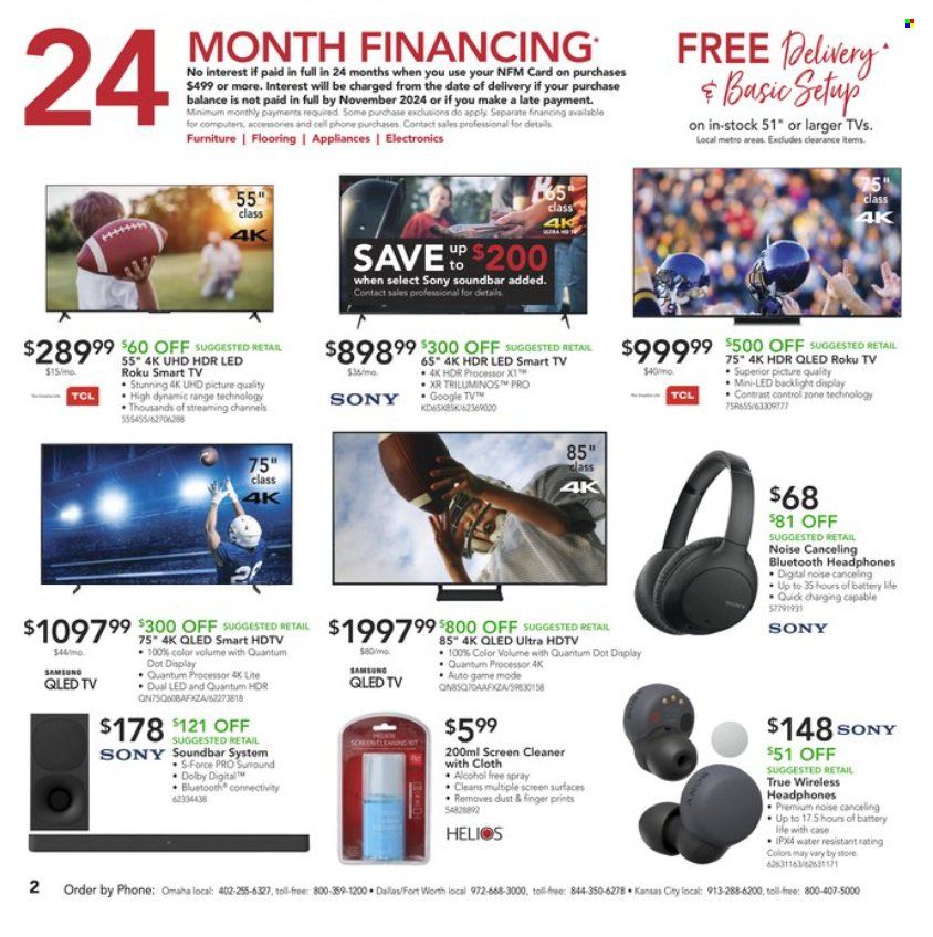 Nebraska Furniture Mart (IA, KS, NE, TX) Weekly Ad Flyer Specials November 16 to November 21, 2022