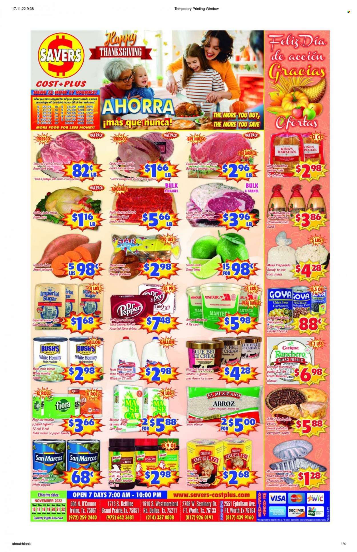 Savers Cost Plus (TX) Weekly Ad Flyer Specials November 16 to November 22, 2022