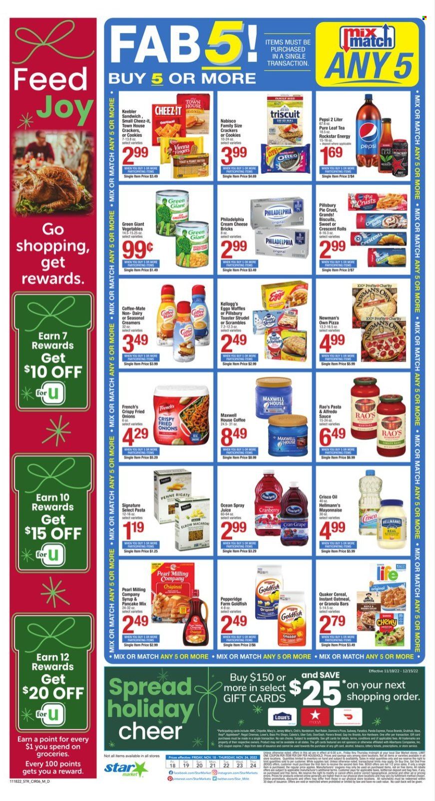 Star Market Weekly Ad Flyer Specials November 18 to November 24, 2022