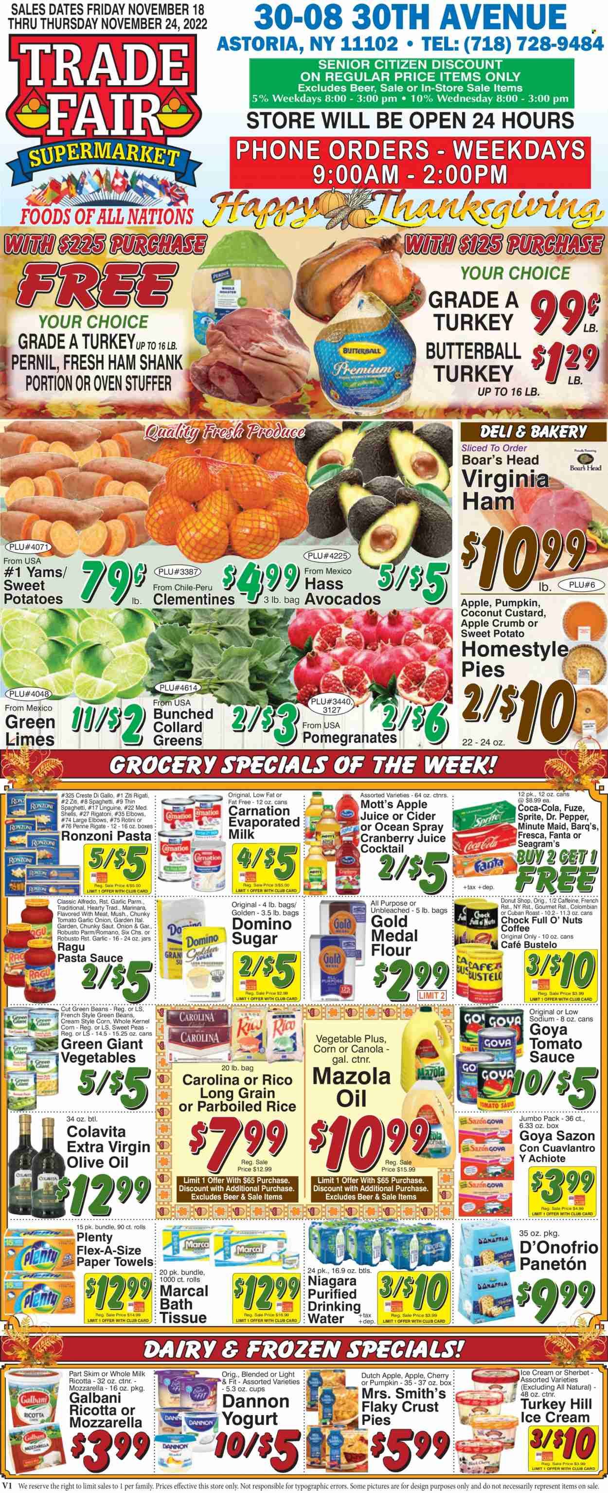 Trade Fair Supermarket (NY) Weekly Ad Flyer Specials November 18 to November 24, 2022