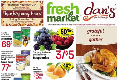 Fresh Market (UT) Weekly Ad Flyer Specials November 16 to November 29, 2022