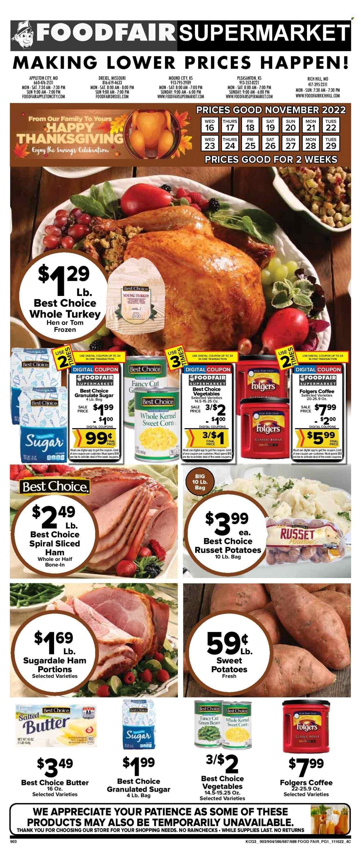 Food Fair Supermarket (CA, KS, MO) Weekly Ad Flyer Specials November 16 to November 29, 2022