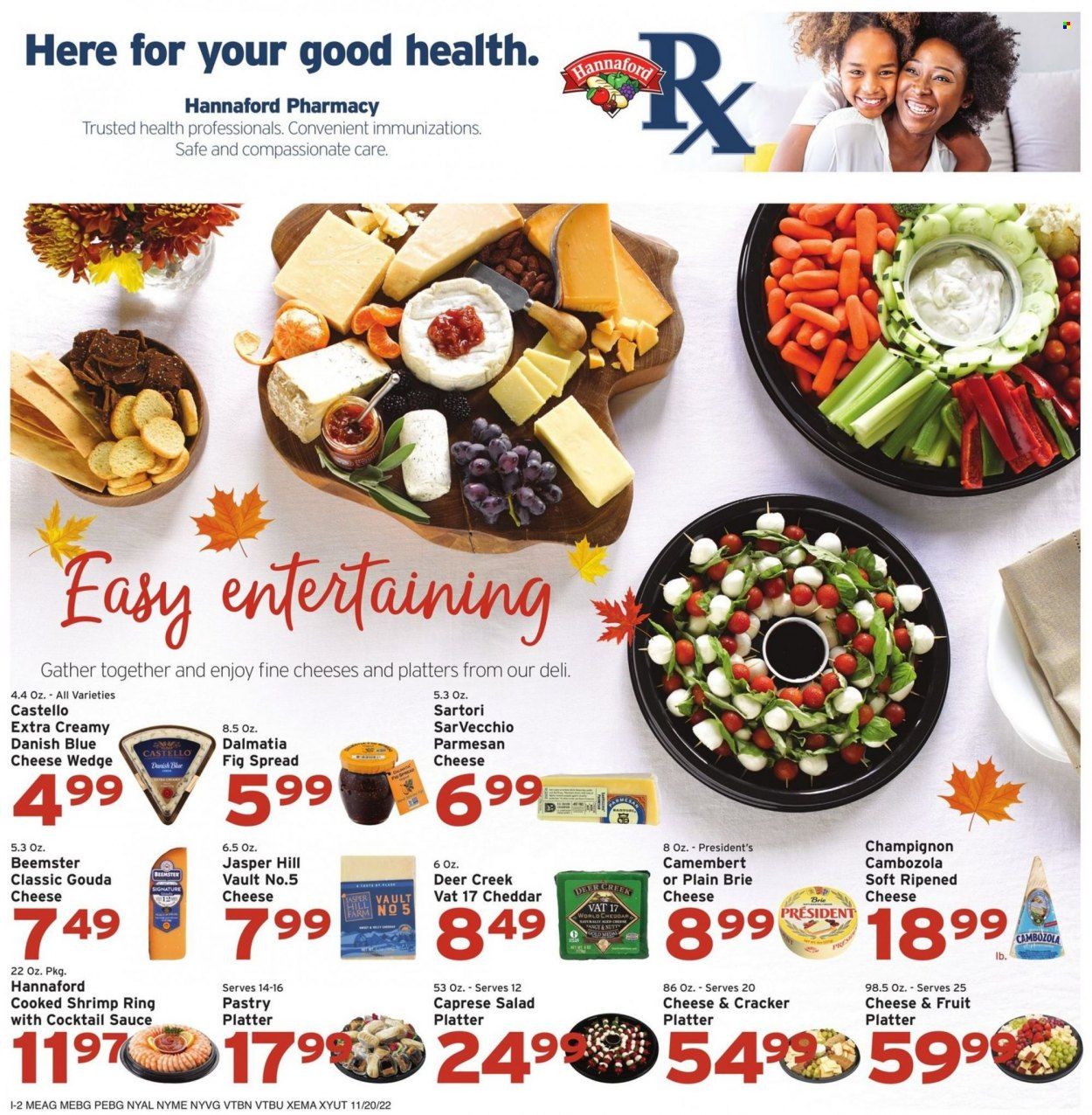 Hannaford (NY) Weekly Ad Flyer Specials November 20 to November 26, 2022