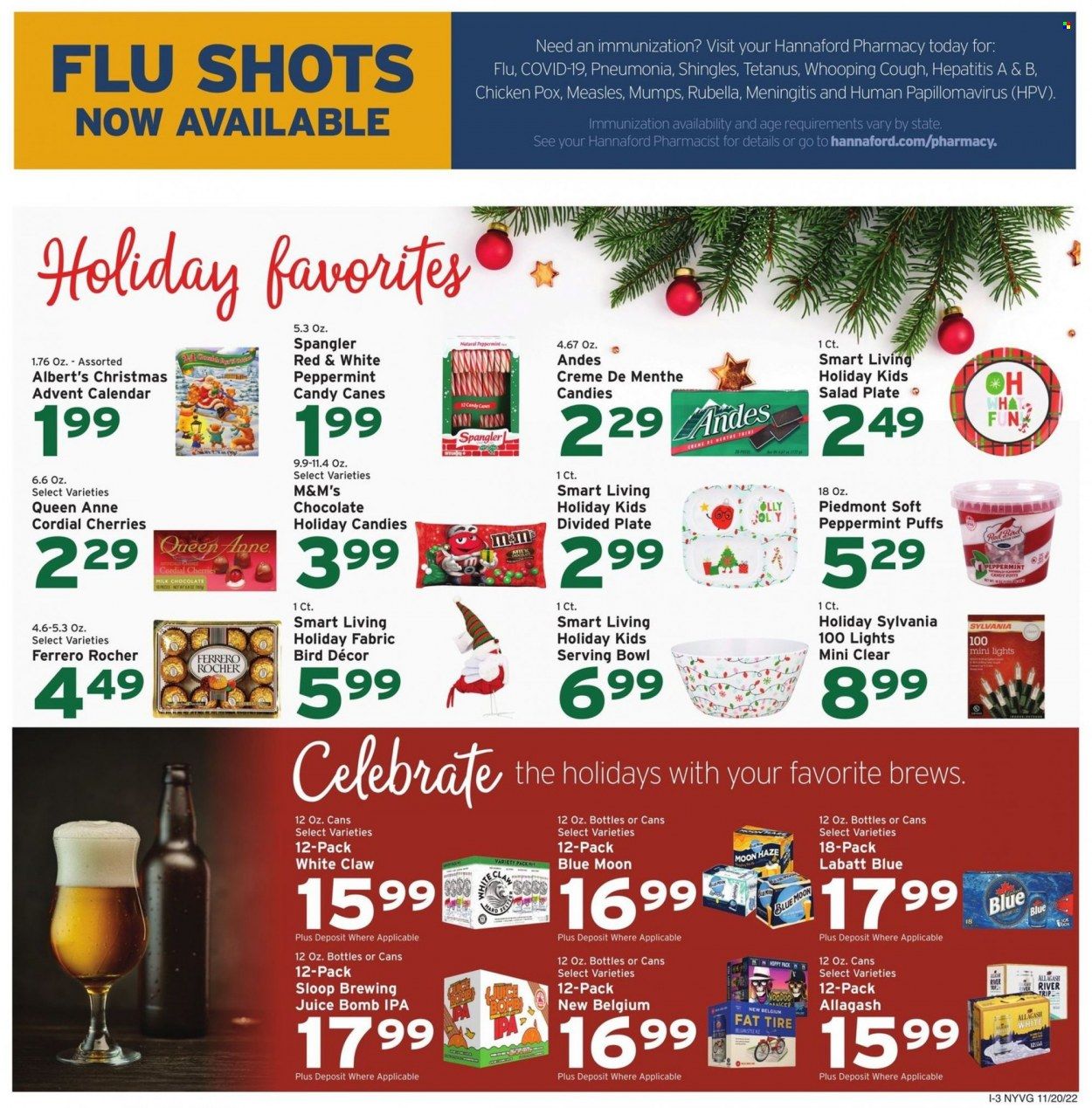 Hannaford (NY) Weekly Ad Flyer Specials November 20 to November 26, 2022