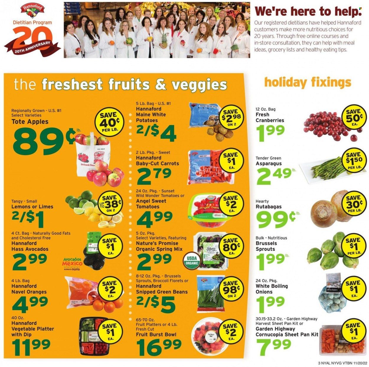 Hannaford (NY) Weekly Ad Flyer Specials November 20 to November 26, 2022
