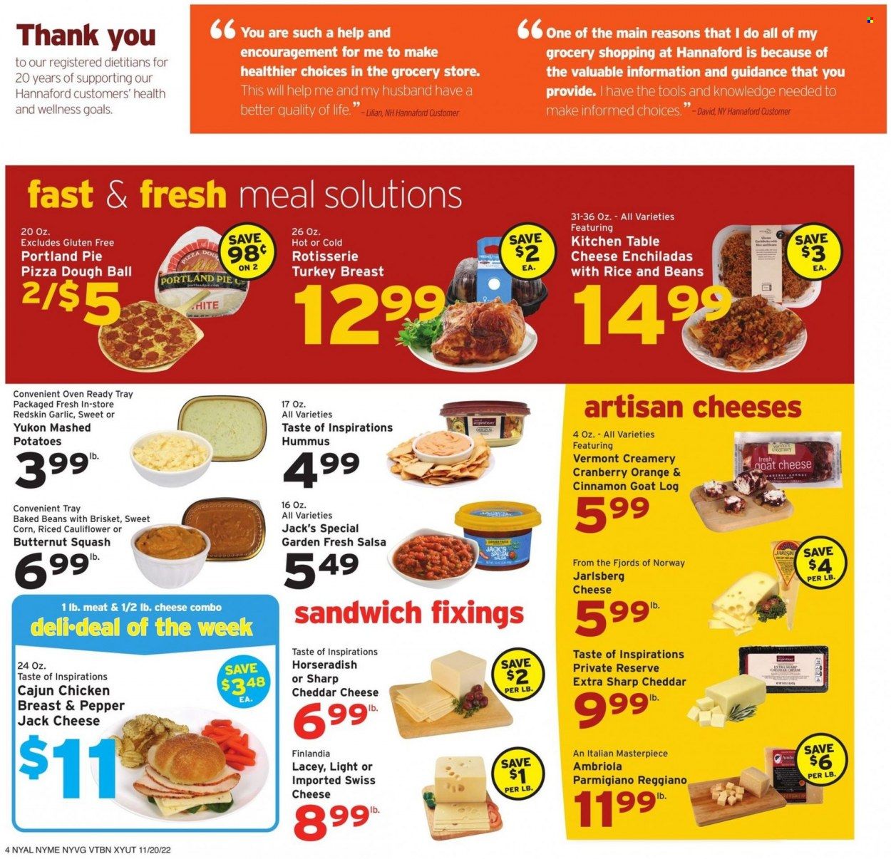 Hannaford (NY) Weekly Ad Flyer Specials November 20 to November 26, 2022