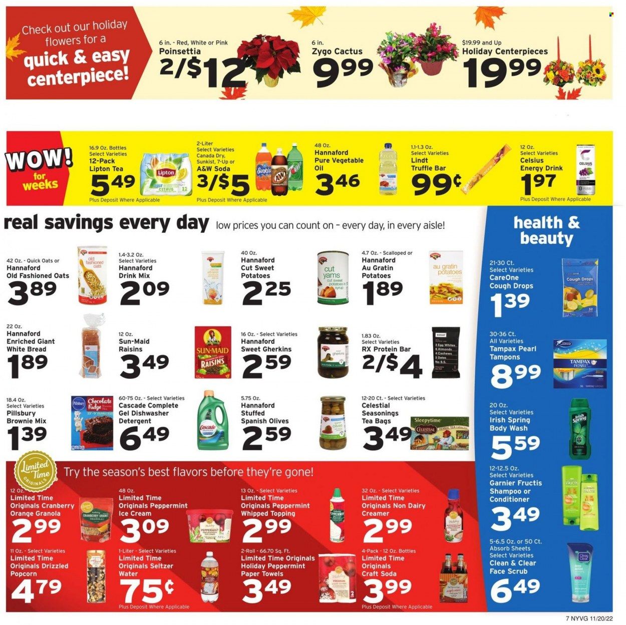 Hannaford (NY) Weekly Ad Flyer Specials November 20 to November 26, 2022