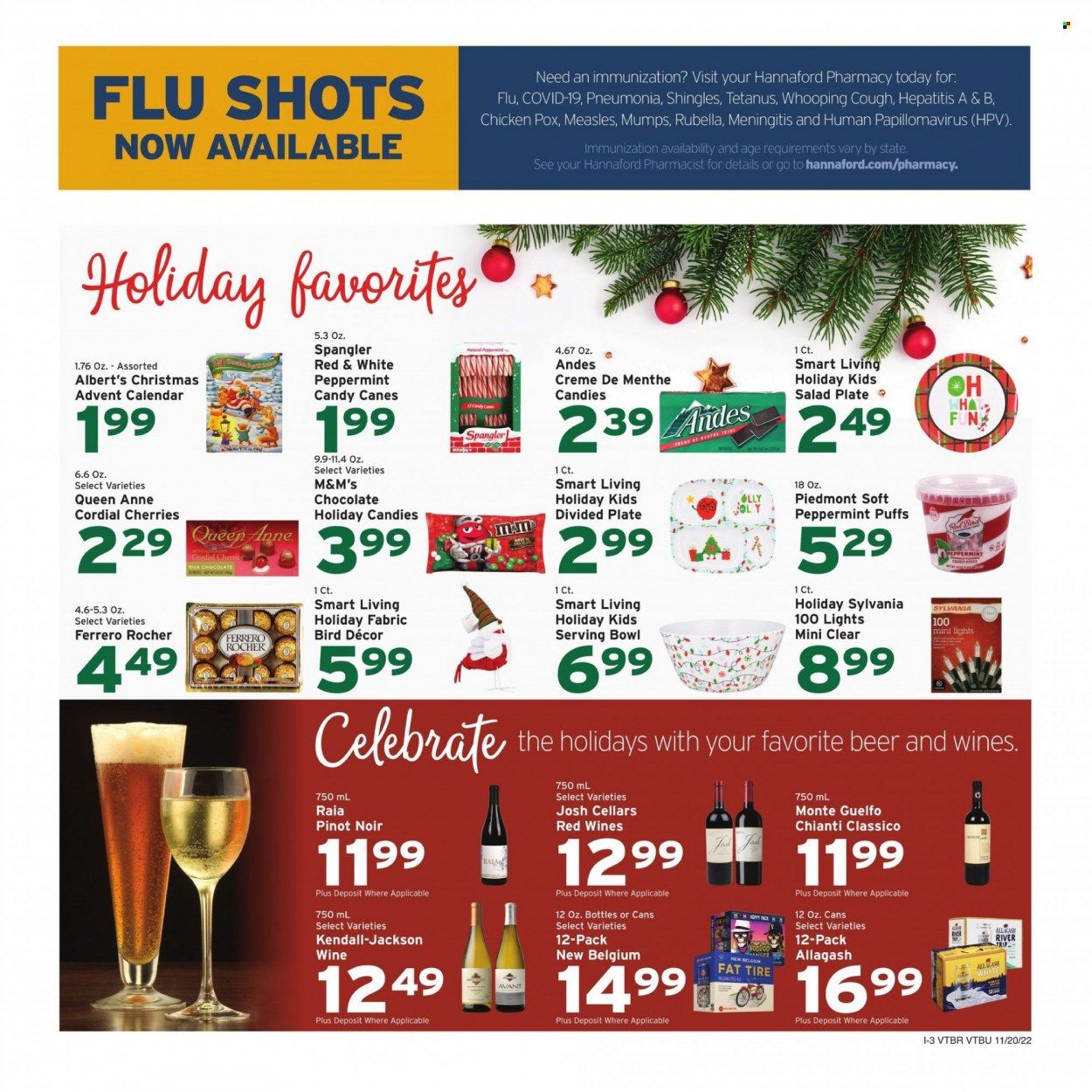 Hannaford (VT) Weekly Ad Flyer Specials November 20 to November 26, 2022