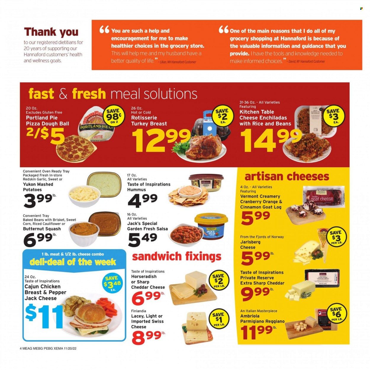 Hannaford (ME) Weekly Ad Flyer Specials November 20 to November 26, 2022