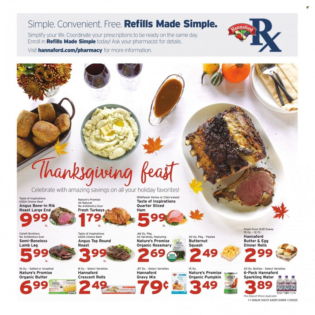 Hannaford (MA) Weekly Ad Flyer Specials November 20 to November 26, 2022