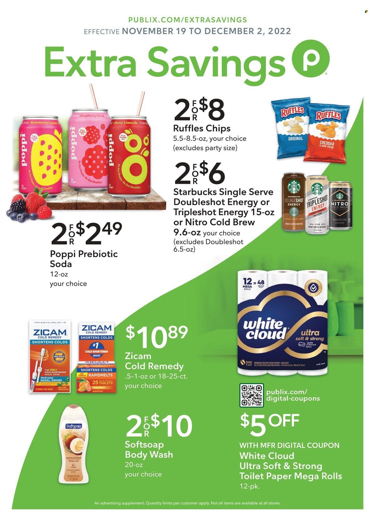 Publix (AL, FL, GA, NC, SC, TN) Weekly Ad Flyer Specials November 19 to December 2, 2022