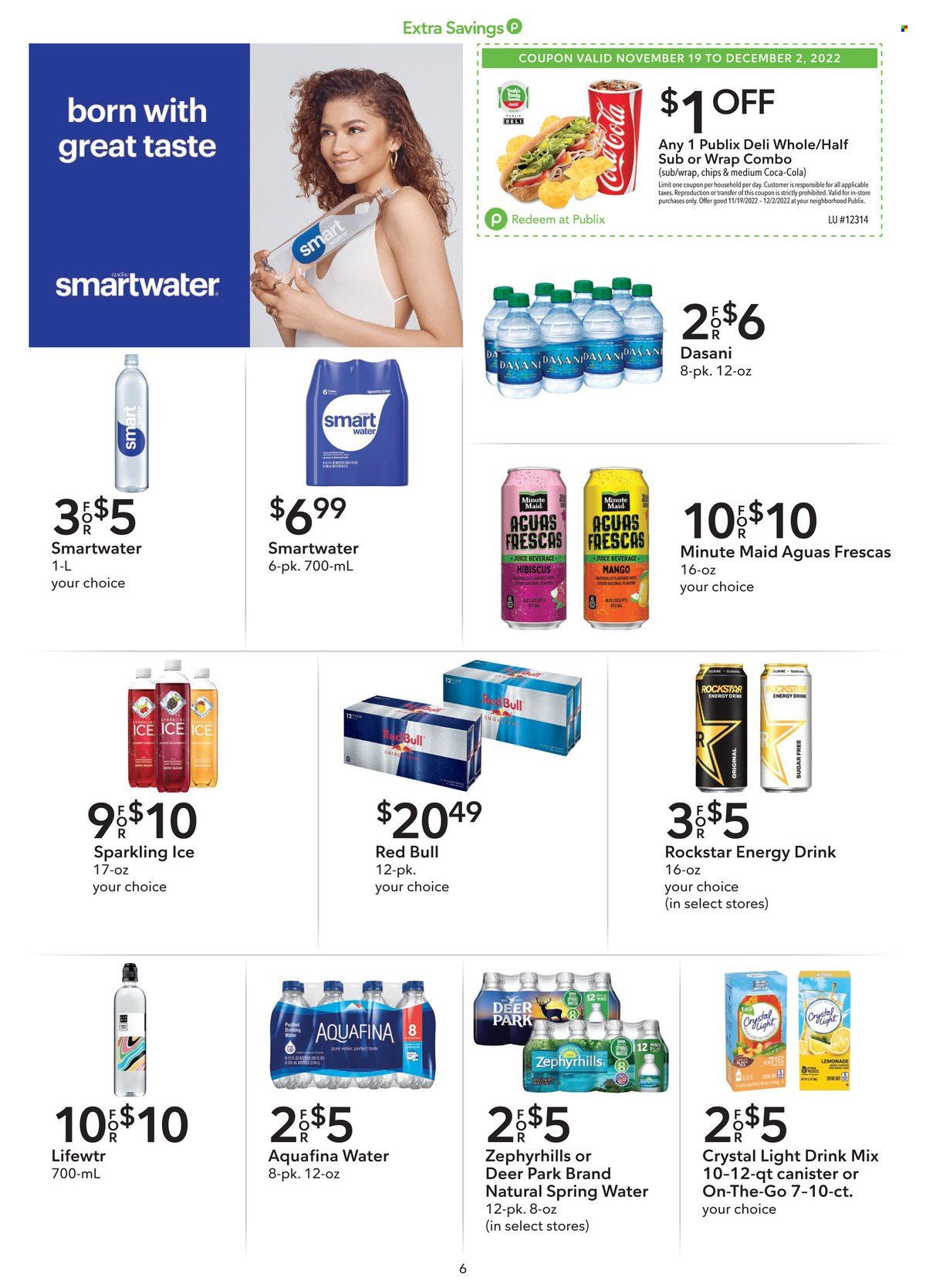 Publix (AL, FL, GA, NC, SC, TN) Weekly Ad Flyer Specials November 19 to December 2, 2022