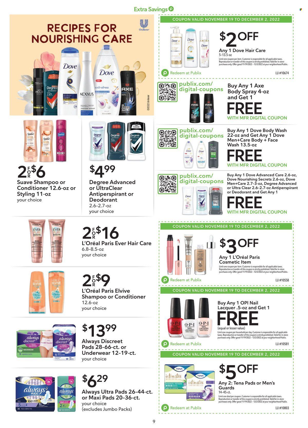 Publix (AL, FL, GA, NC, SC, TN) Weekly Ad Flyer Specials November 19 to December 2, 2022