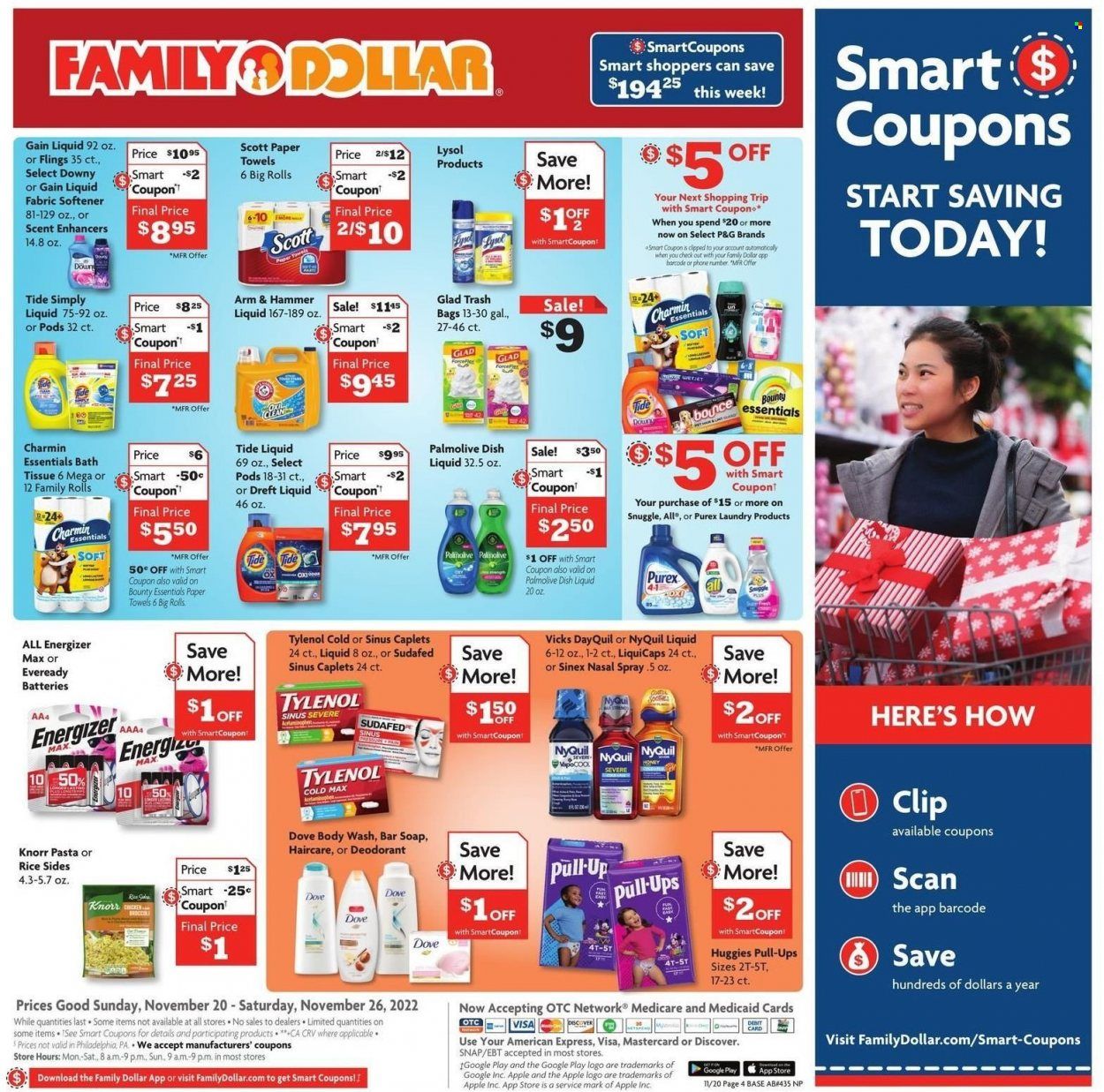 Family Dollar Weekly Ad Flyer Specials November 20 to November 26, 2022
