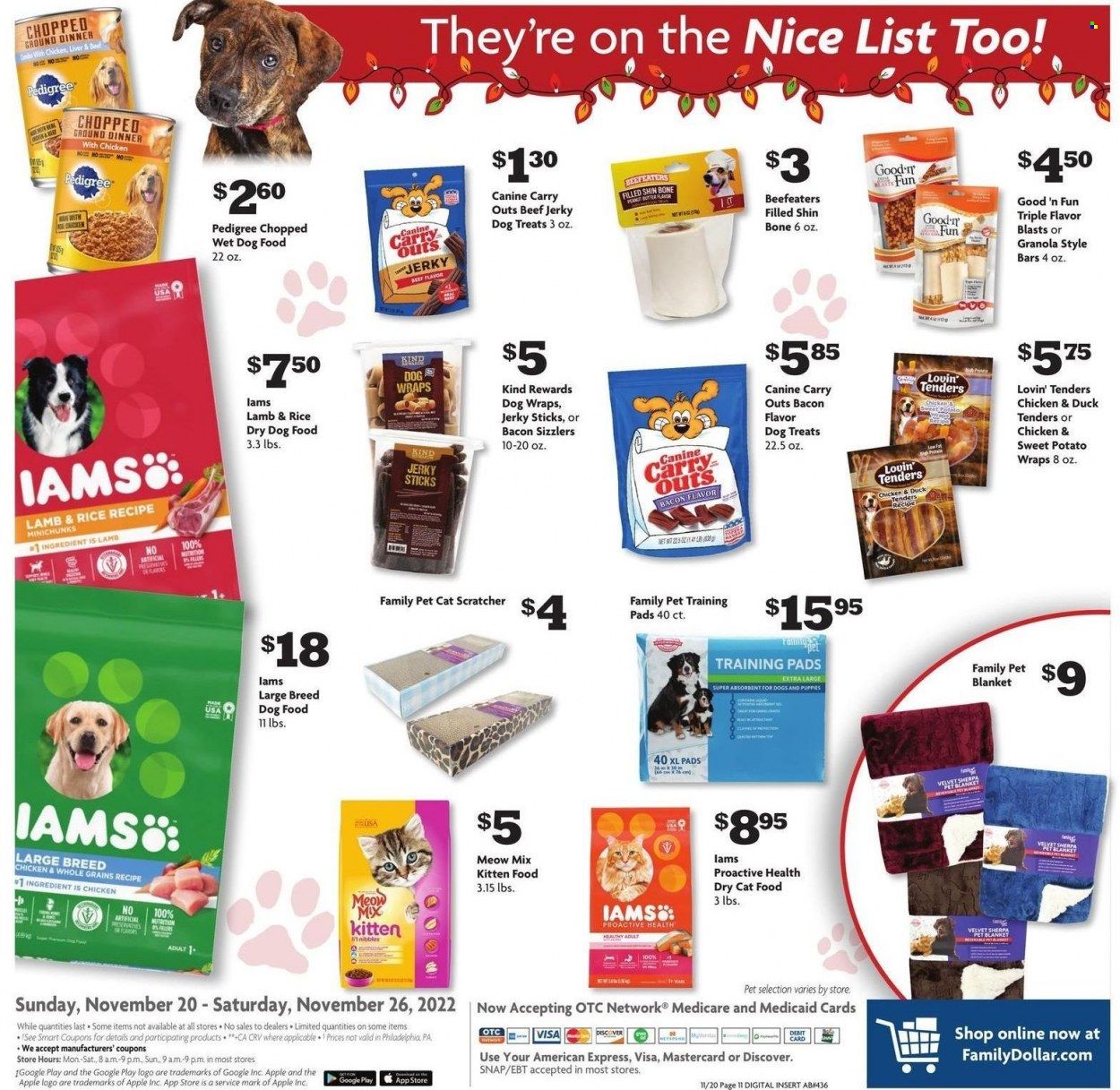 Family Dollar Weekly Ad Flyer Specials November 20 to November 26, 2022