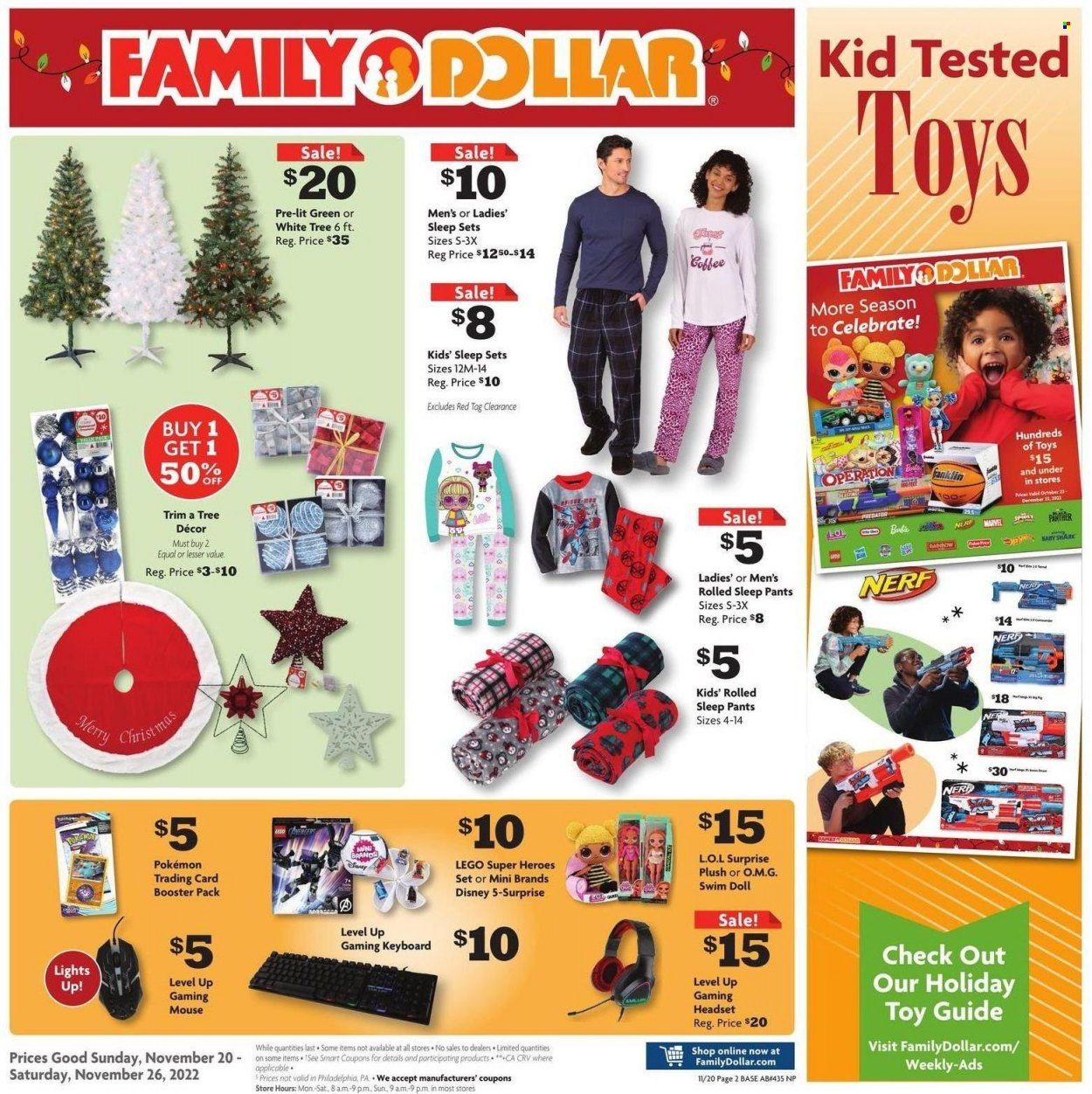 Family Dollar Weekly Ad Flyer Specials November 20 to November 26, 2022