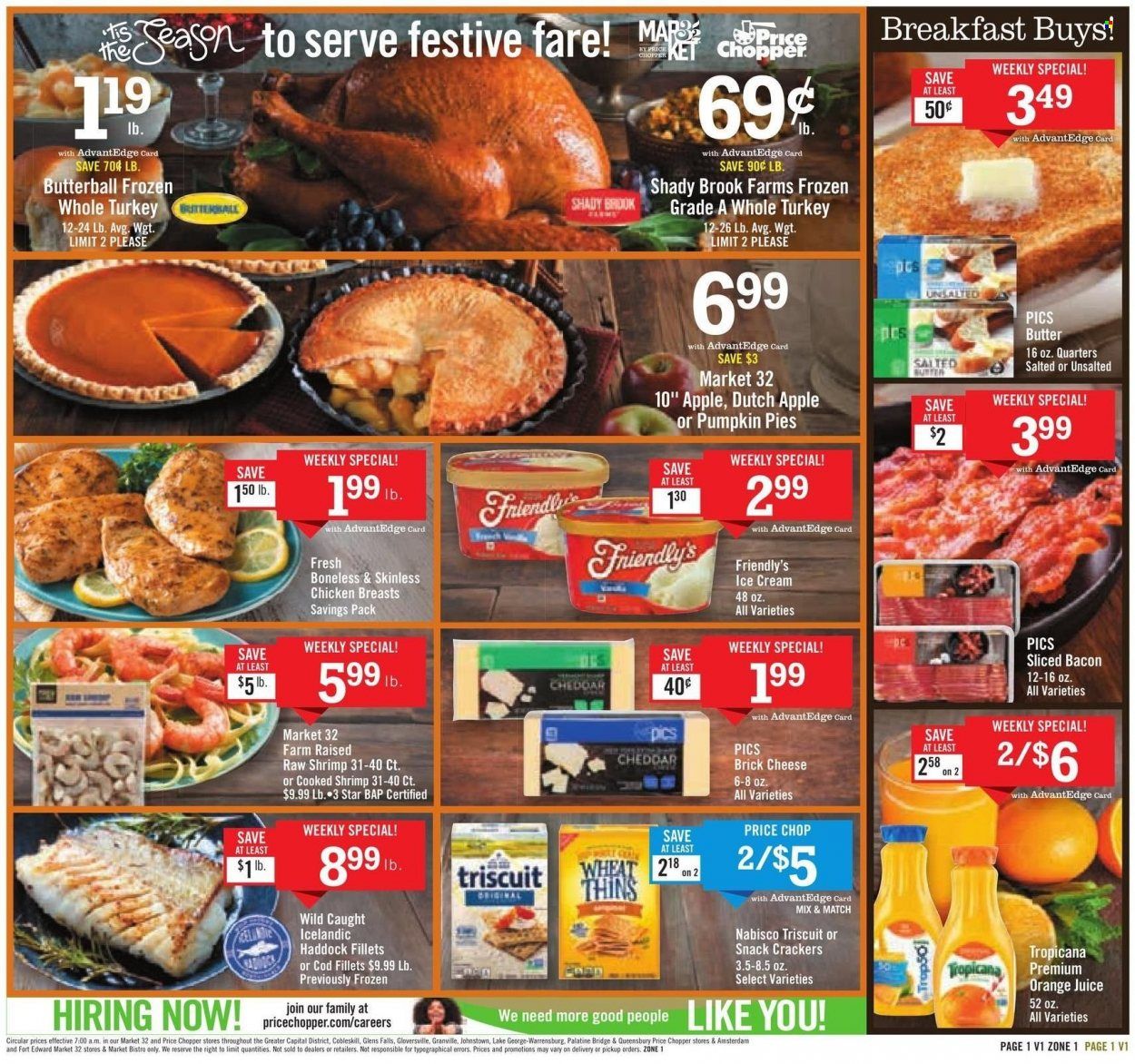 Price Chopper (CT, NY, PA, VT) Weekly Ad Flyer Specials November 20 to November 26, 2022