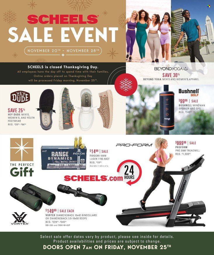 SCHEELS Weekly Ad Flyer Specials November 20 to November 28, 2022