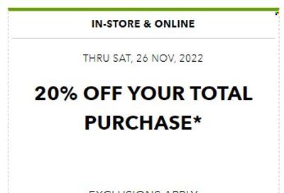 JOANN Weekly Ad Flyer Specials November 26 to November 26, 2022