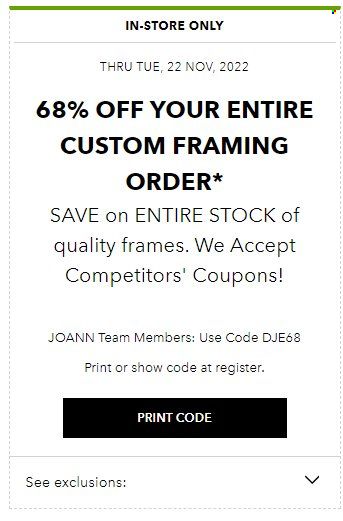 JOANN Weekly Ad Flyer Specials November 22 to November 22, 2022