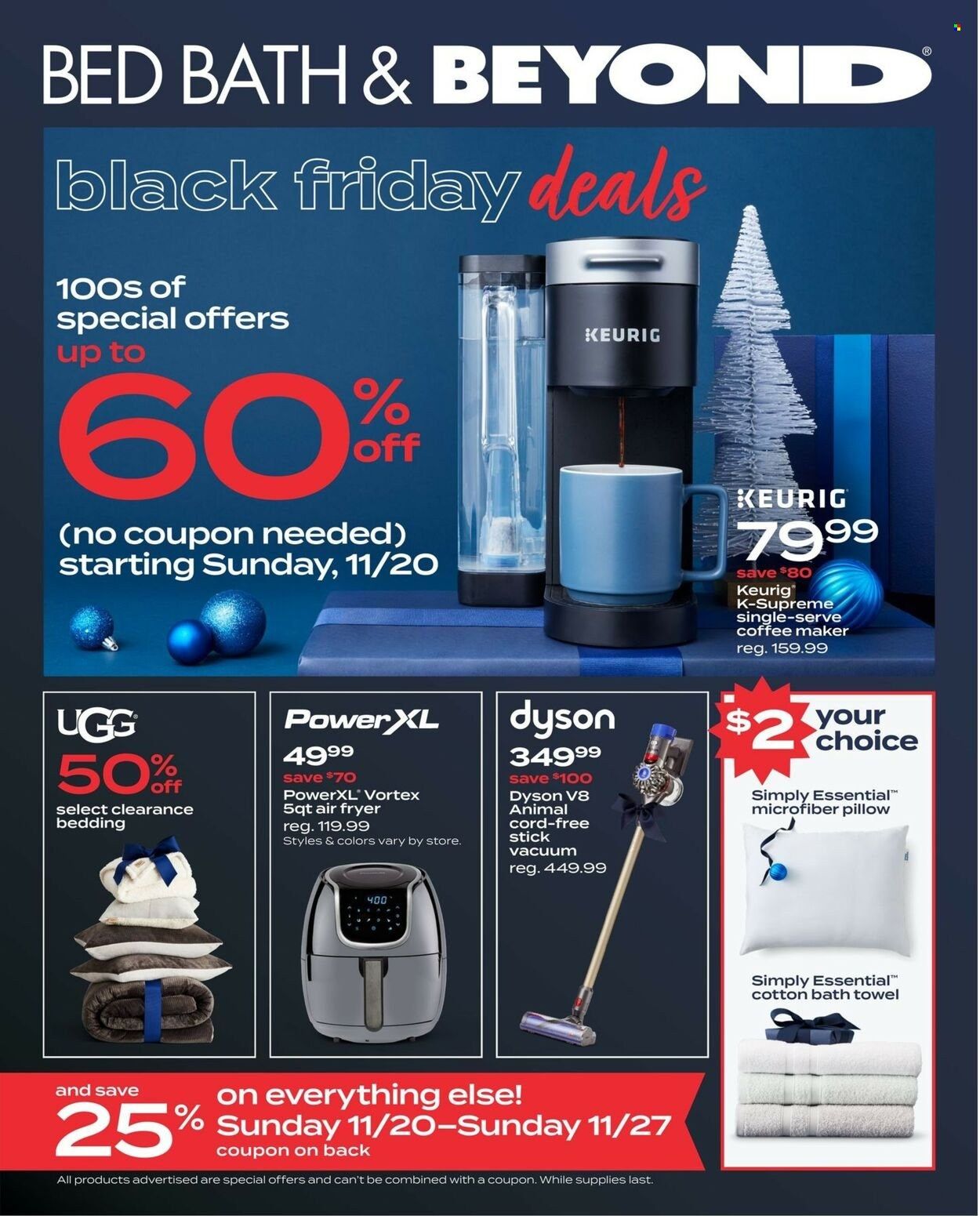 Bed Bath & Beyond Weekly Ad Flyer Specials November 22 to November 26, 2022