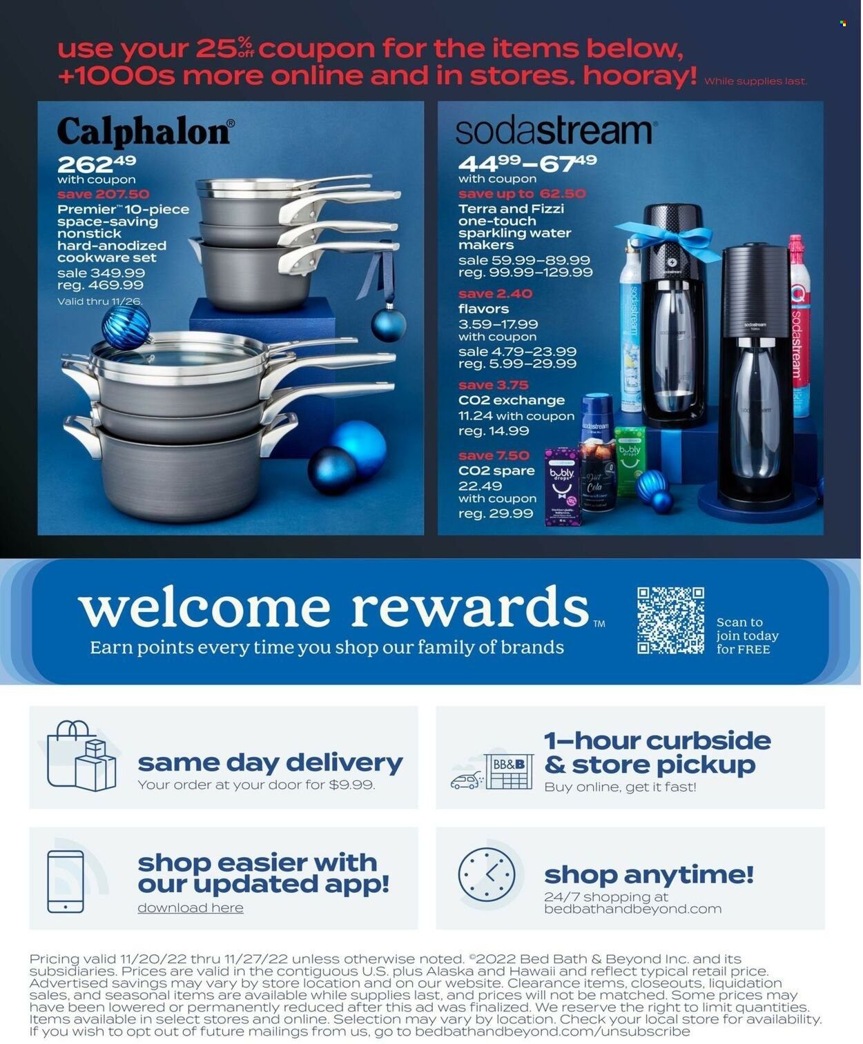 Bed Bath & Beyond Weekly Ad Flyer Specials November 22 to November 26, 2022