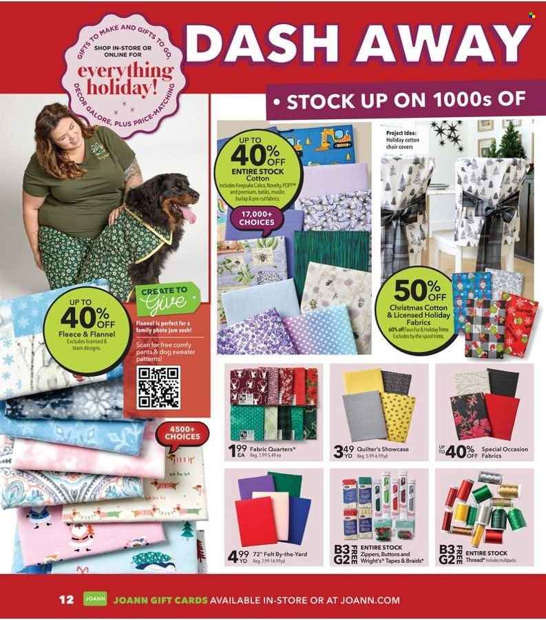 JOANN Weekly Ad Flyer Specials November 20 to December 7, 2022