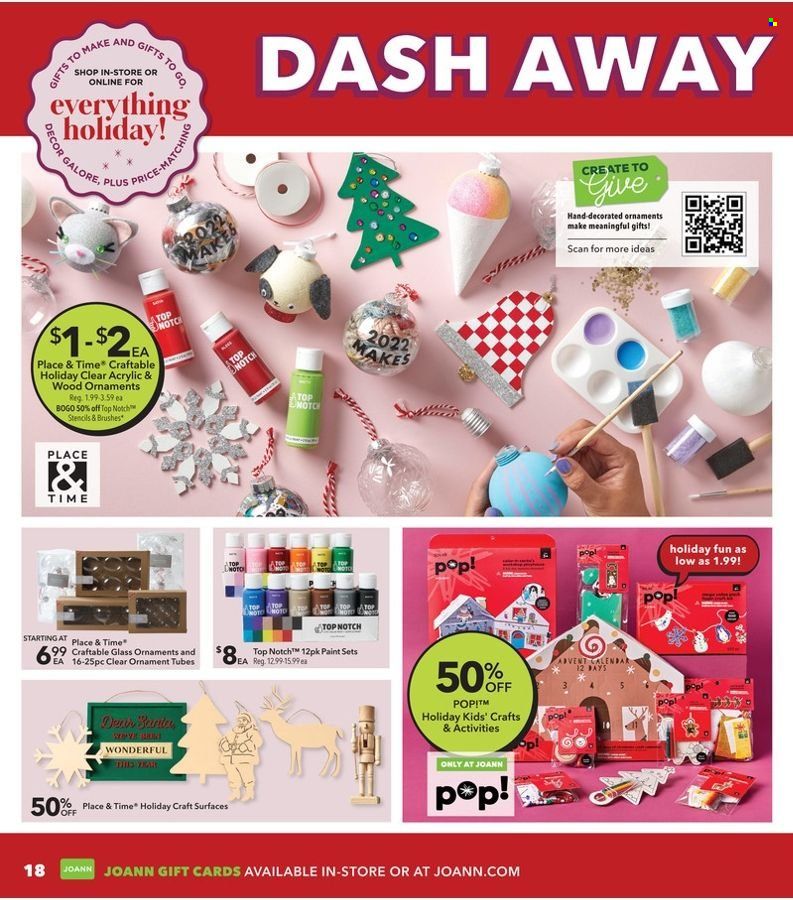 JOANN Weekly Ad Flyer Specials November 20 to December 7, 2022