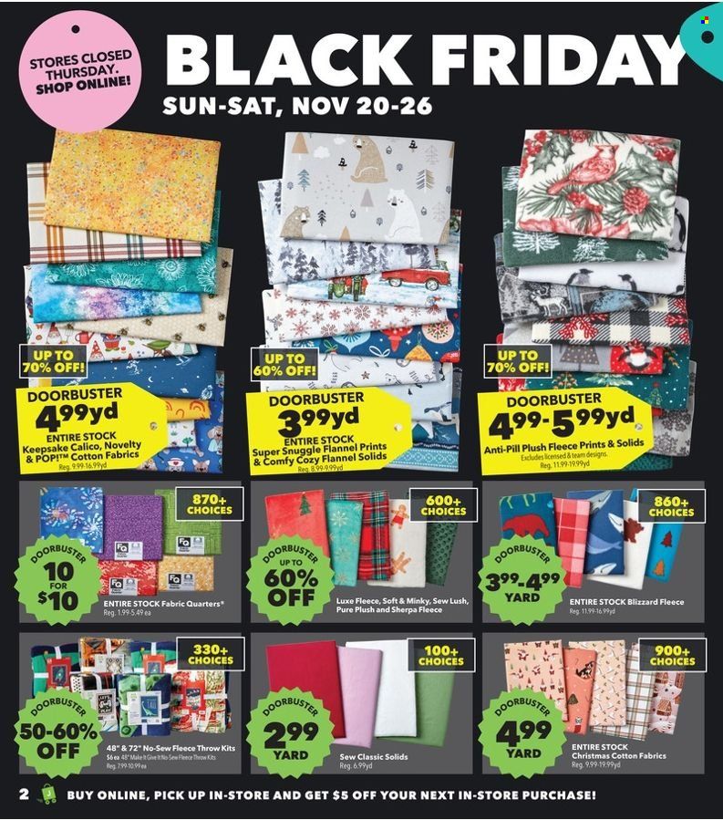 JOANN Weekly Ad Flyer Specials November 20 to December 7, 2022