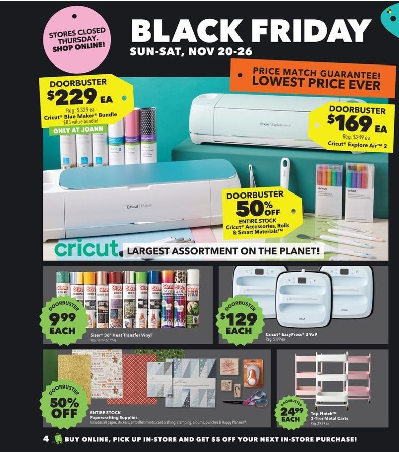 JOANN Weekly Ad Flyer Specials November 20 to December 7, 2022